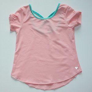 Triple Flip Boutique Girl's Millie Pink Tee Shirt Top size 7 8